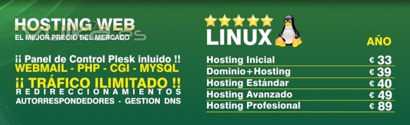 Hosting Linux, Alojamiento Web Agentsys