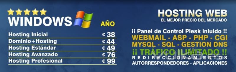 Hosting Windows, Alojamiento Web Agentsys