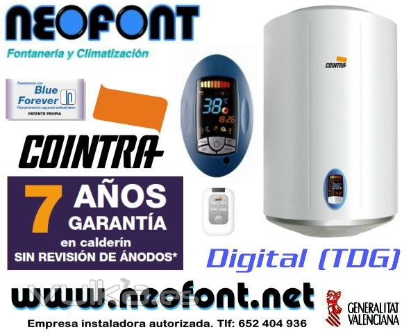 Termos eléctricos Cointra tdg 50 7 años de garantia por 195EUR.