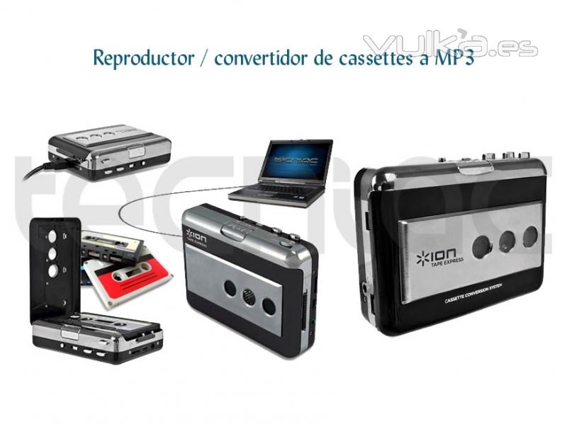 Reproductor / convertidor de cassettes a MP3 - http://bit.ly/gXqaS1