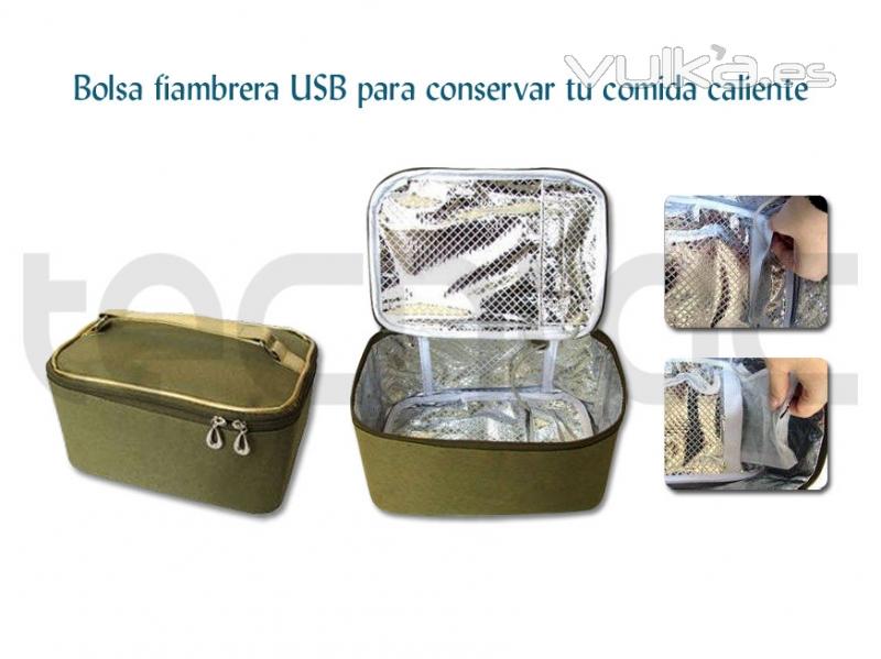 Bolsa fiambrera USB para conservar tu comida caliente - http://bit.ly/dI3McA