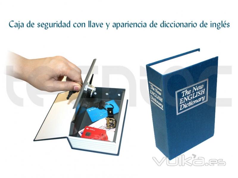 Caja de seguridad con llave y apariencia de diccionario de ingls - http://bit.ly/l8PdZH