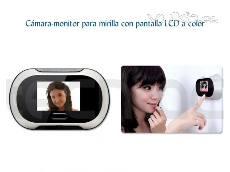 Cmara-monitor de 2.0MP para mirilla con pantalla LCD a color de 2.5 - http://bit.ly/mdrImt