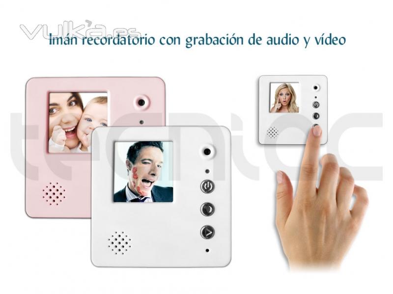 Imán recordatorio con grabación de audio y vídeo - http://bit.ly/dFc6oX