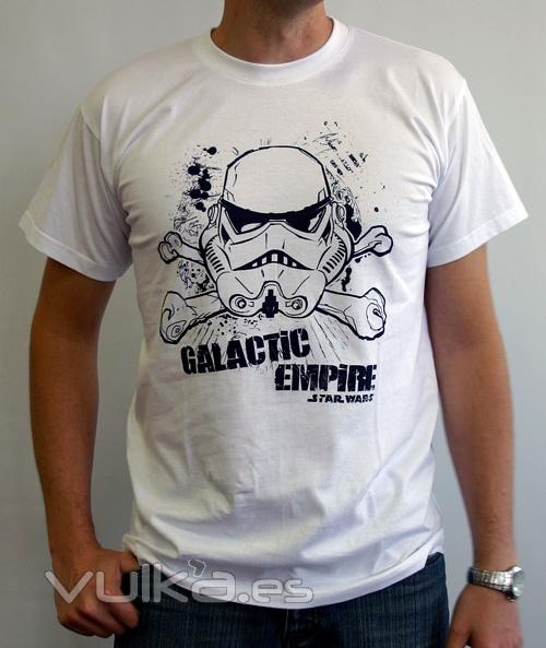 Camiseta STAR WARS soldado imperial blanca