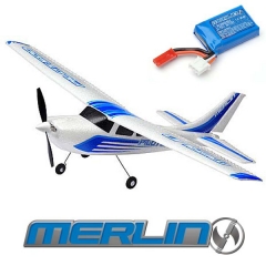 Avion pilot 500 f(rtf) merlin rc electrico