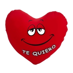 Cojin antiestres te quiero corazon 29 rojo en lallimonacom