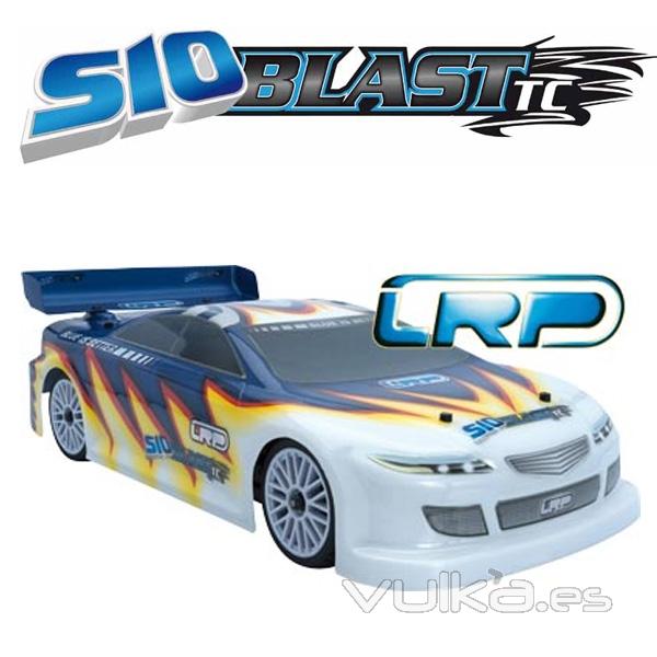 Coche EP 10 Blast TC Touring Car blanco LRP rc electrico