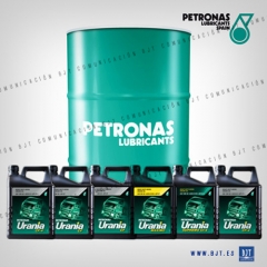 Gama de lubricantes industriales petronas urania verde