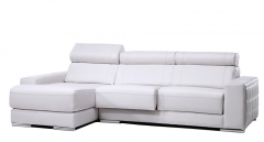 Sofa piel chaise longue con mltiples medidas y posibilidades