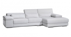 Sofa piel chaise longue con mltiples medidas y posibilidades