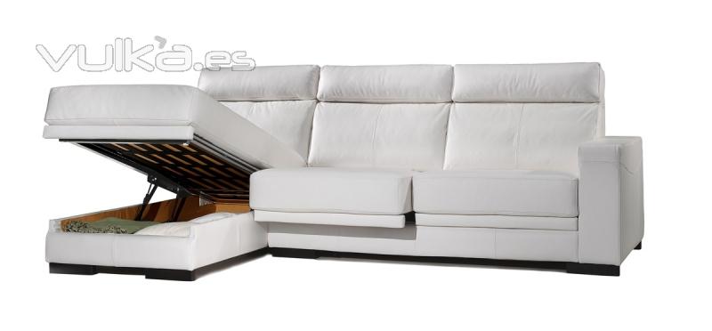 http://www.decorpiel.com, chaise longue en piel, con 4 calidades de piel y 4 precios.