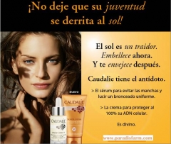 Caudalie cuidados solares y antimanchas