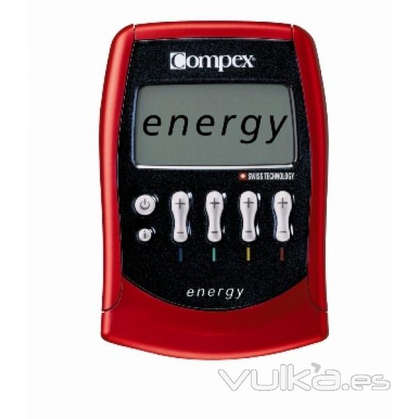 Electroestimulador de 4 canales: Compex Energy mi-Ready
