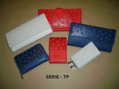 Billeteros de piel , coleccion , punto