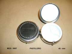 Pastillero de piel
