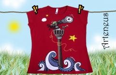 Pintada a mano piratilla (arteneus) wwwarteneuscom/tienda