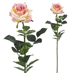 Flor artificial rosa fragans rosa en lallimonacom (detalle 1)