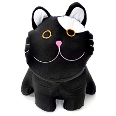 Cojin antiestres gato negro 30 en lallimona.com
