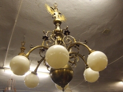 Lampara holandesa de bronce