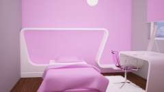 Dormitorio infantil diseñado por cubo interiorismo para vivienda duplex en urb. exclusiva de Murcia
