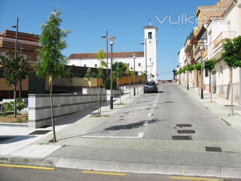 Urbanizacin Cuesta San Pedro. Calle lateral. Linares (Jan)