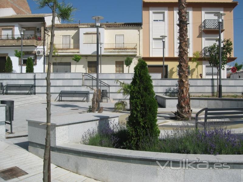 Urbanización Cuesta San Pedro. Plaza Lucas Marchena. Linares (Jaén)