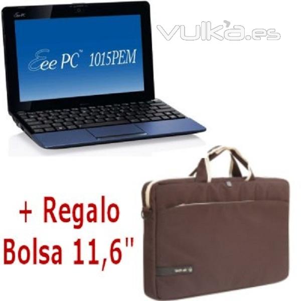 Asus Eee PC 1015PEM Azul +Regalo Bolsa Baggy 11.6