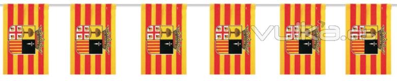 Bandera de plstico autonmica de 20 x 30 cm y 50 metros