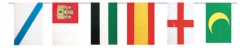 Bandera de plstico variada de 20 x 30 cm y 50 metros