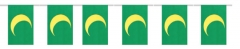 Bandera de plstico  mora de 20 x 30 cm y 50 metros