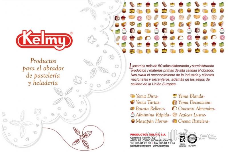 Kelmy - Productos para el obrador de pastelera y heladera