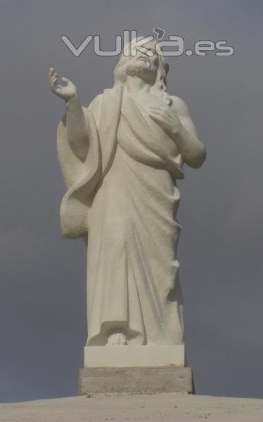 Cristo Resucitado. Talla en piedra. Cabezo de Torres (Murcia)