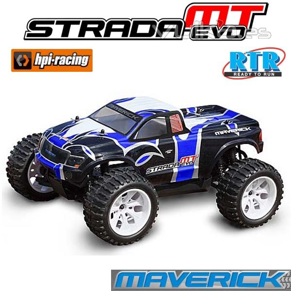 Truggy Maverick Strada MT EVO 2.4 GHz 4WD 1/10 rc electrico