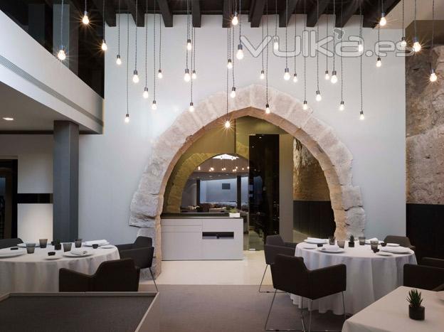 Fotografía de interiorismo Valencia. Restaurante Arrop. Proyecto de Francesc Rifé