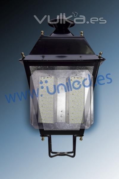 Farol led urbano VILLA-UNILED®. Ideal para la iluminación de ambientes de linea clásica.