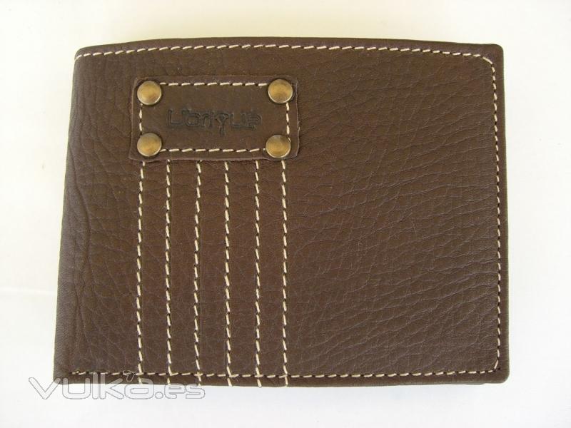 cartera de piel de caballero, visite www.yojanpiel.com