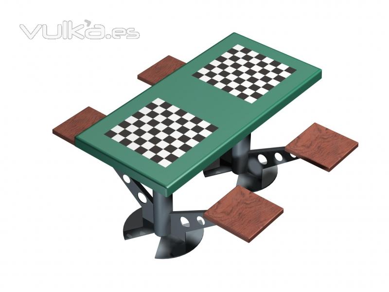 Juegos de mesa antivandalicos,simples o dobles (Parchis,Oca,Ajedrez...)