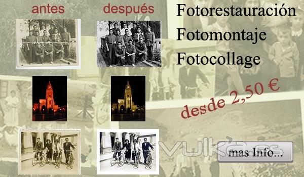 fotorestauracion: restauracion de fotos antiguas y estropeadas