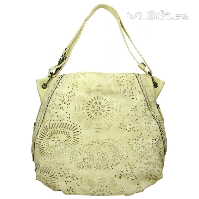 Bolso grande beige