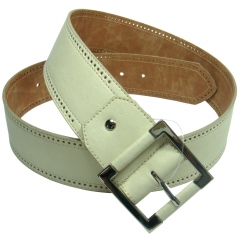 Cinturon mujer beige