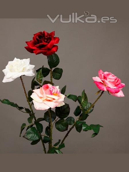 rosas artificiales grandes. ROSA ARTIFICIAL GRANDE oasisdecor.com