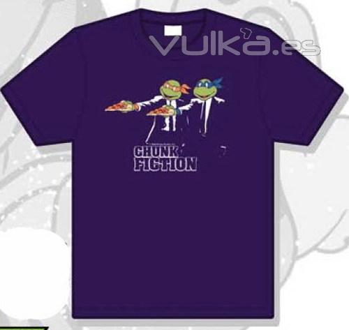 Camiseta Tortugas Ninja Chunk Fiction