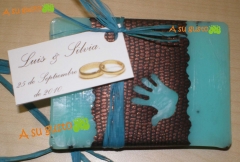 Jabon aloe vera, decorado para boda!
