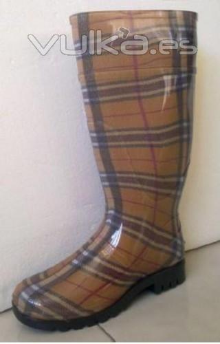 Botas de agua tipo Burberry