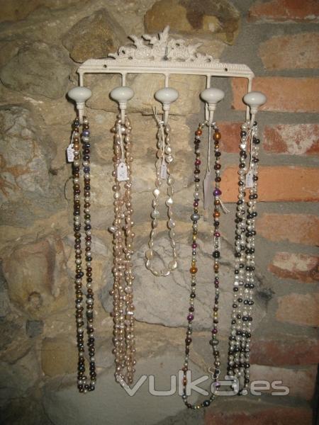 Collares perlas