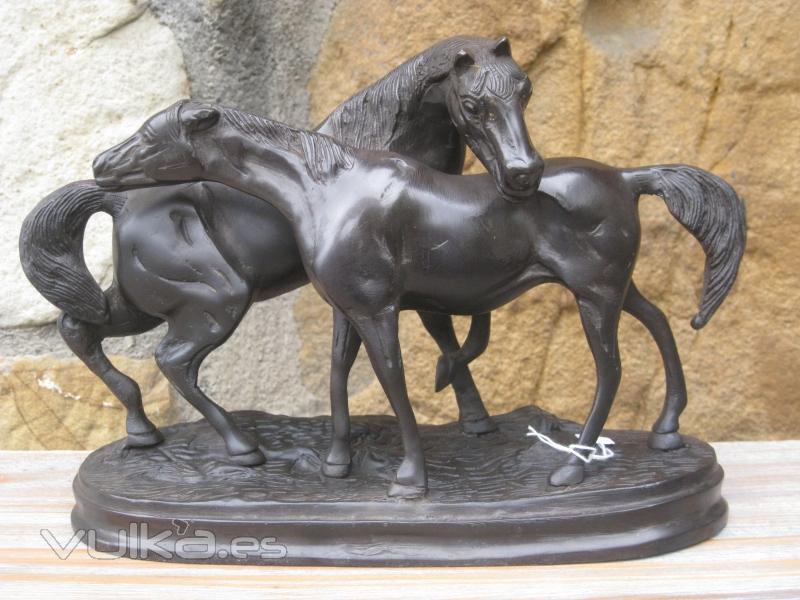 Caballos bronce