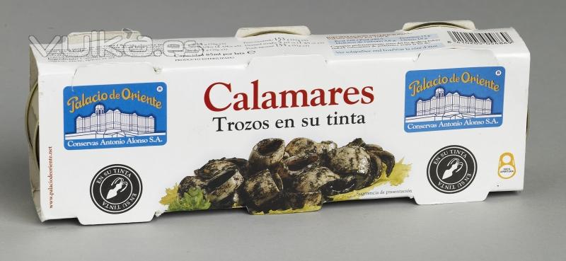 RO-85x3 Calamares Trozos en su Tinta