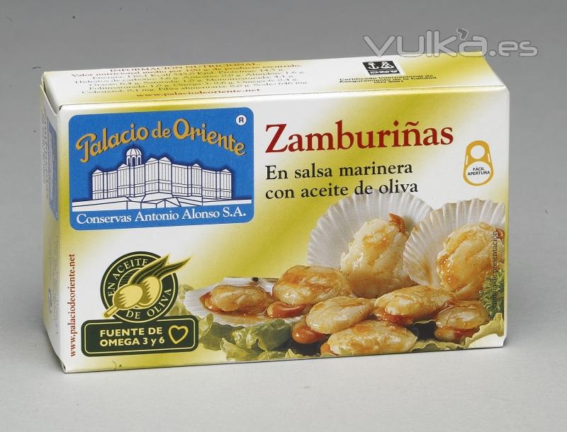 OL-120 Zamburinas en Salsa Marinera con Aceite de Oliva