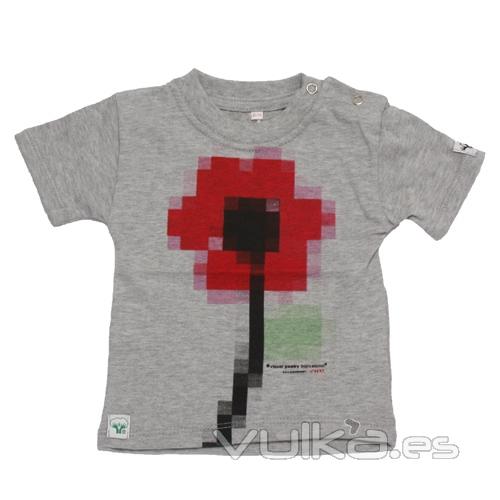 CAMISETA PARA BEB FLOR DE LA MARCA VISUAL POETRY